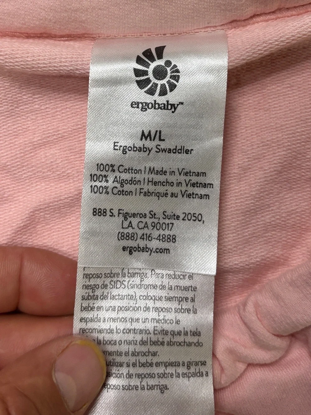 Ergobaby swaddler soft
